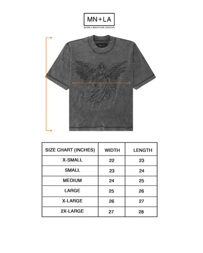 "DIGITAL ANGEL" TEE IN CEMENT