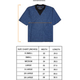MILITIA MOCK NECK TEE IN CERULEAN