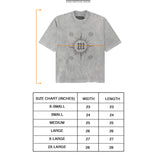 "MONARCH CROSS" TEE IN CEMENT