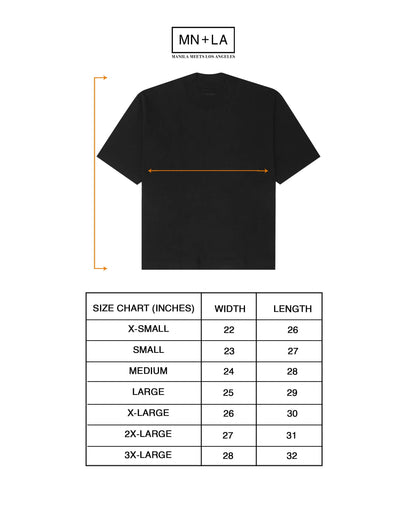 MOCK NECK TEE V6 IN CAVIAR