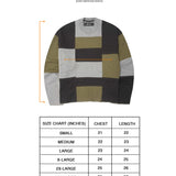 NEEDLEWORK CUTOFF SWEATSHIRT IN TAIGA