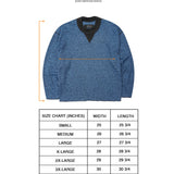 CUTOFF MILITIA SWEATSHIRT IN CERULEAN