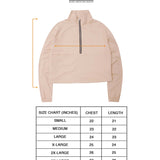 M+ QUARTER ZIP L/S TEE V2 IN LAVENDER