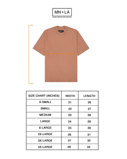 OVERSIZED TEE IN APRICOT