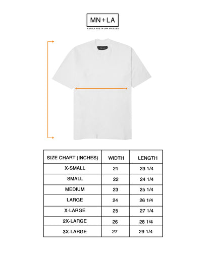 CHOP CHOP TEE IN WHITE