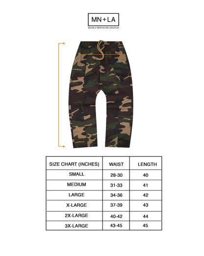 ROGUE SPLIT WIDE PANTS IN JUNGLE CAMO