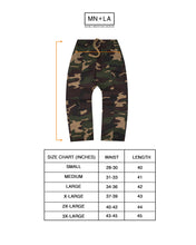 ROGUE SPLIT WIDE PANTS IN JUNGLE CAMO