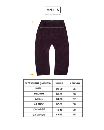 PLEATED ULTRA WIDE PANTS IN SANGRIA