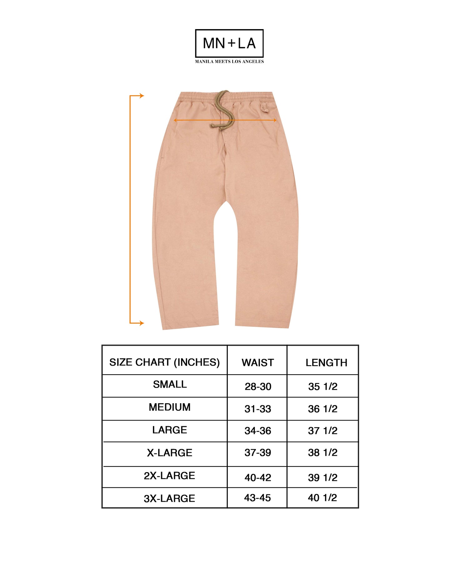 ULTRA WIDE PANTS IN BISQUE