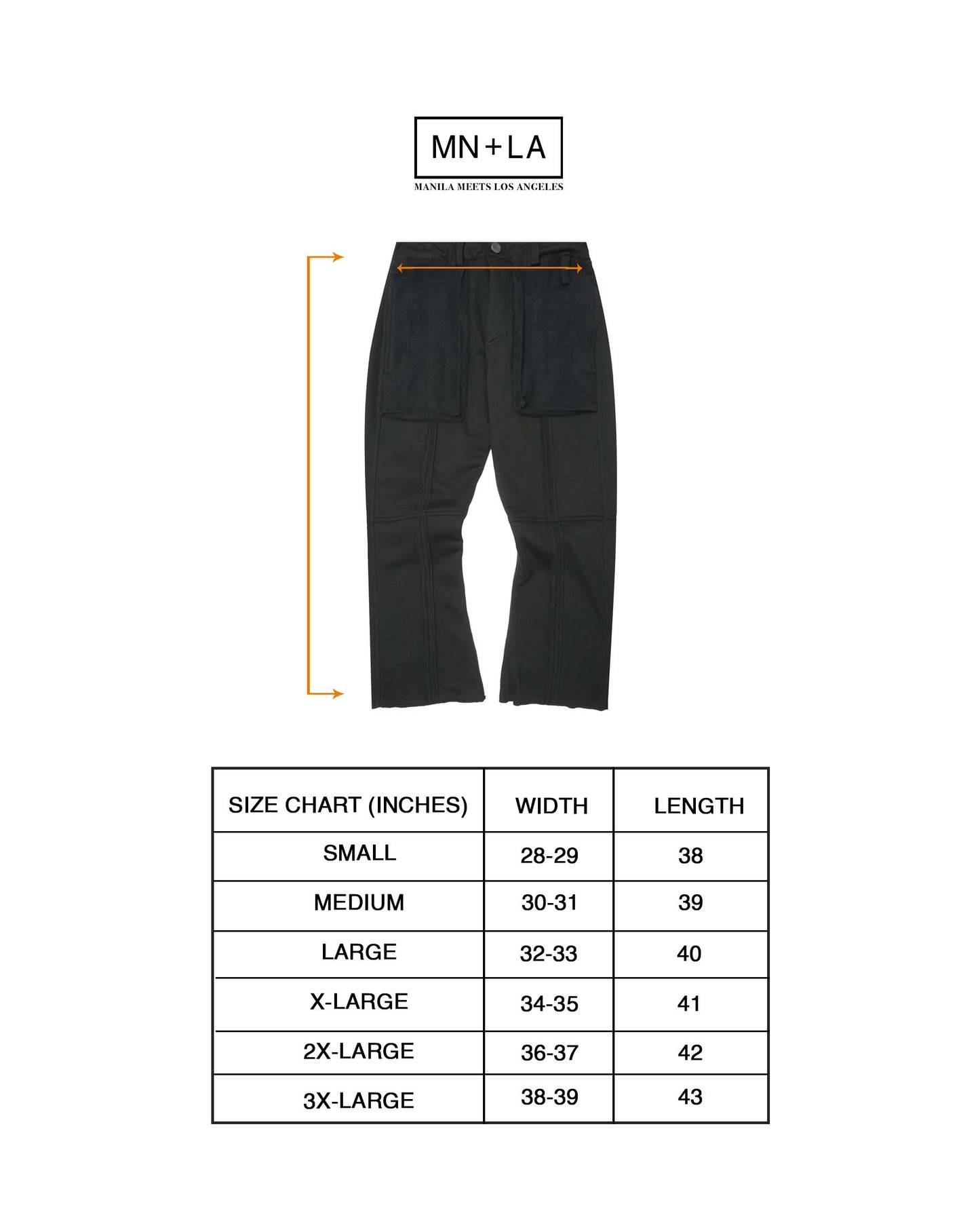 CROSS FORGED PANTS IN CAVIAR