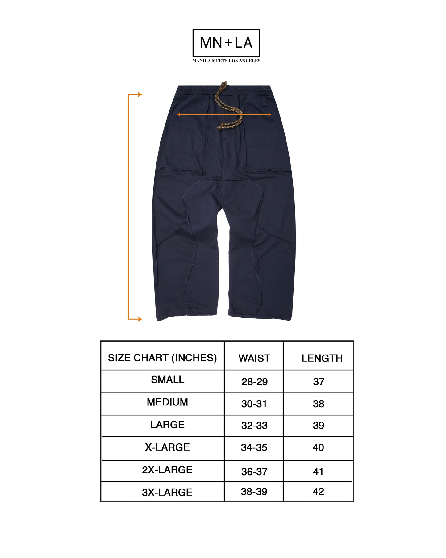 M+ VEINS PANTS IN NAVY