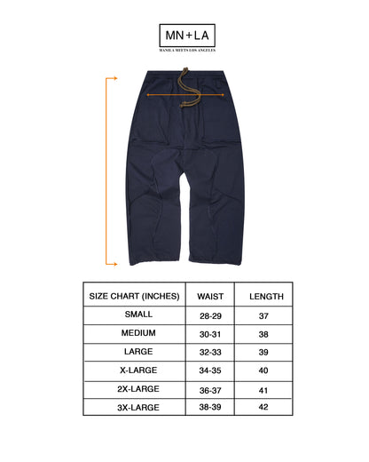 M+ VEINS PANTS IN NAVY