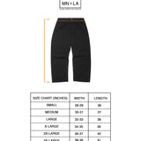 CROPPED WIDE PANTS IN CARBON