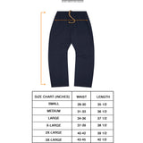 STRIPED PIQUE PLEATED ULTRA WIDE PANTS IN NAVY