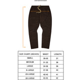 WOOD TOWEL TERRY RAW FINISH LOUNGE PANTS