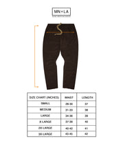 WOOD TOWEL TERRY RAW FINISH LOUNGE PANTS