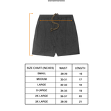 PLEATED HOUSE SHORTS IN MIDNIGHT HEATHER