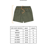 PLEATED HOUSE SHORTS IN MOSS GREEN