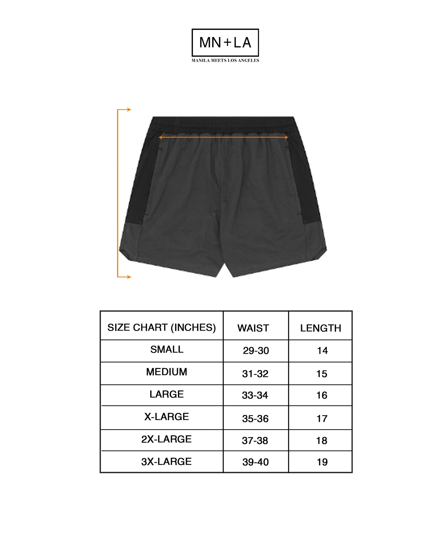 STRIDE SHORTS IN CHARCOAL GREY/CAVIAR