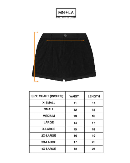 TOWEL SHORTS IN ANTHRACITE