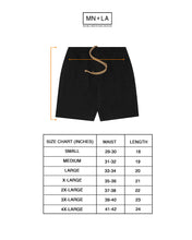 FRENCH TERRY RAW FINISH SWEATSHORTS IN ANTHRACITE