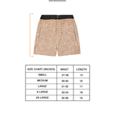 STRIDE SHORTS IN HEATHER GREY PAISLEY