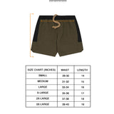 STRIDE SHORTS IN OLIVE/ANTHRACITE