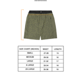 STRIDE SHORTS IN FERN PAISLEY
