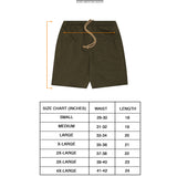 FRENCH TERRY RAW FINISH SWEATSHORTS IN OLIVE