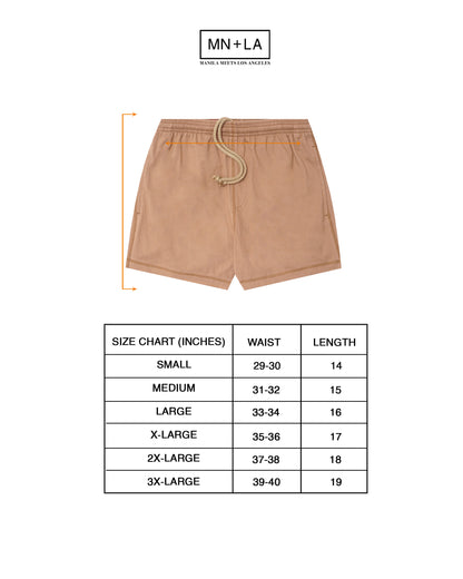 HOUSE SHORTS IN APRICOT