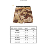 M+ DOUBLE KNEE PHAT SHORTS IN PAINTER'S CAMO