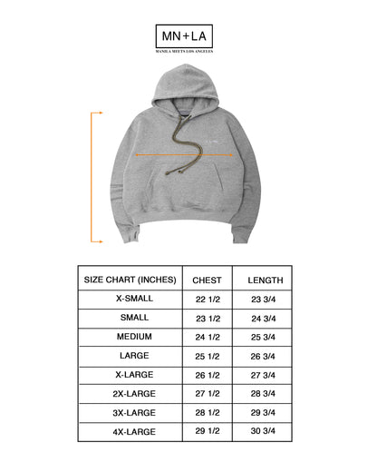 "MERCURIAL" HOODIE IN HEATHER GREY