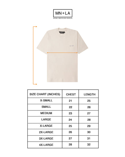"MERCURIAL" ULTRA HEAVY TEE IN OAT