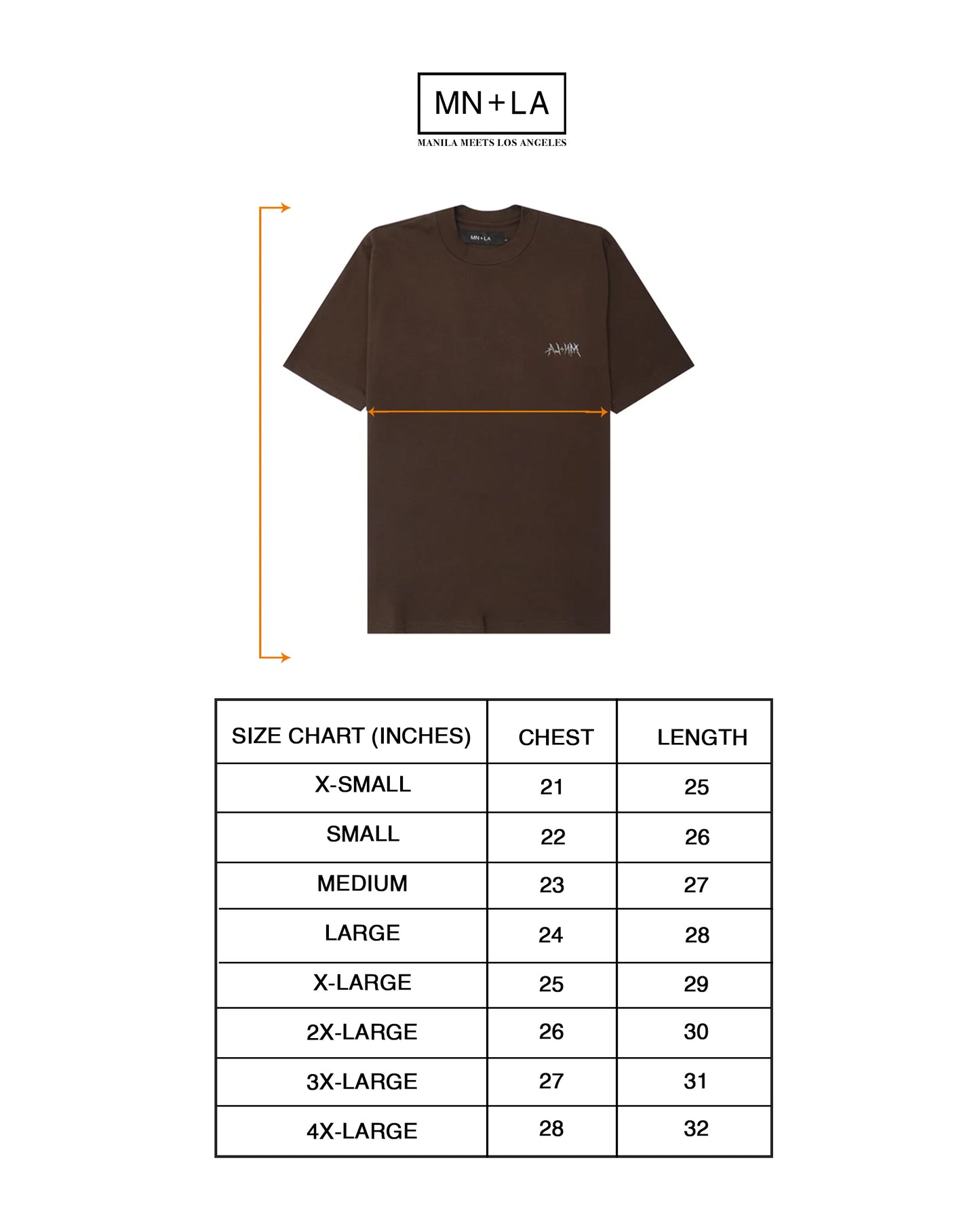 "MERCURIAL" ULTRA HEAVY TEE IN WOOD