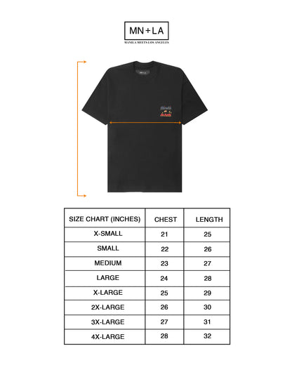"MIDNIGHT MAGIC" TEE IN ANTHRACITE