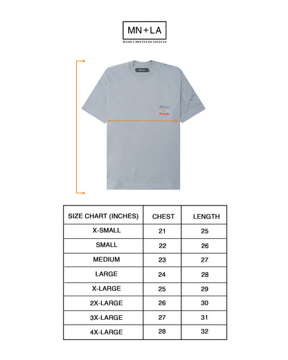 "MIDNIGHT MAGIC" TEE IN GLACIER