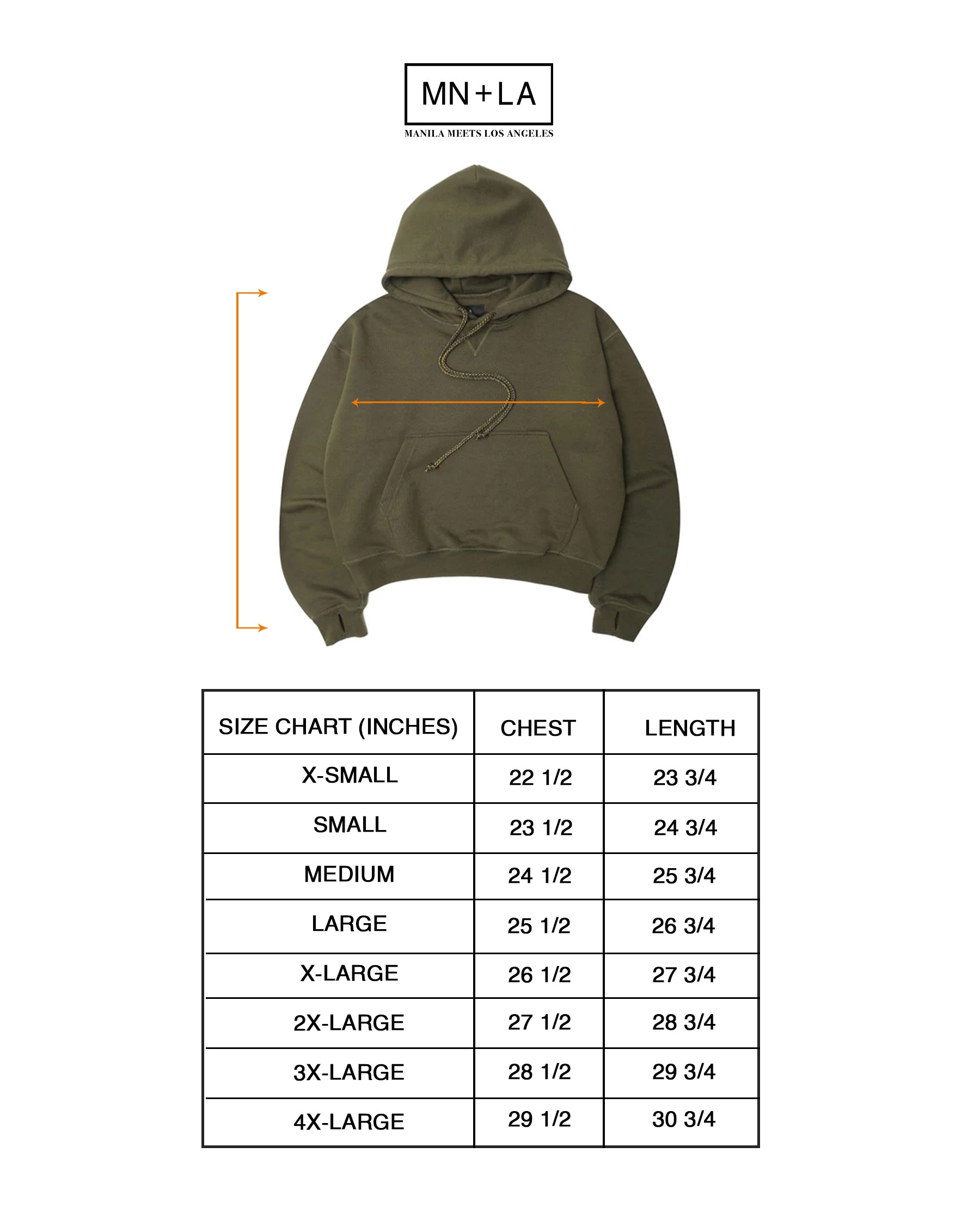 MILITIA HOODIE IN OLIVE – MN+LA