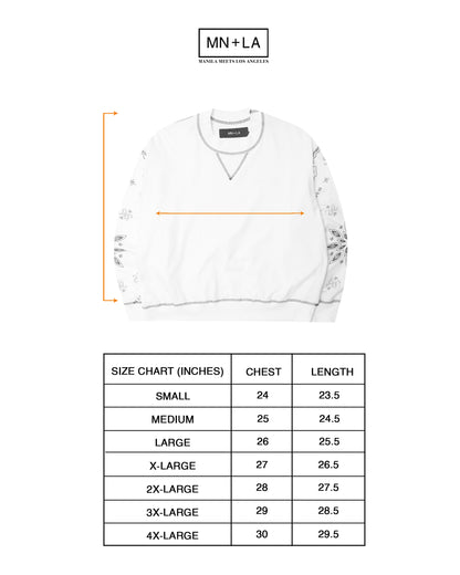 MILITIA LONGSLEEVE TEE IN ARCTIC PAISLEY