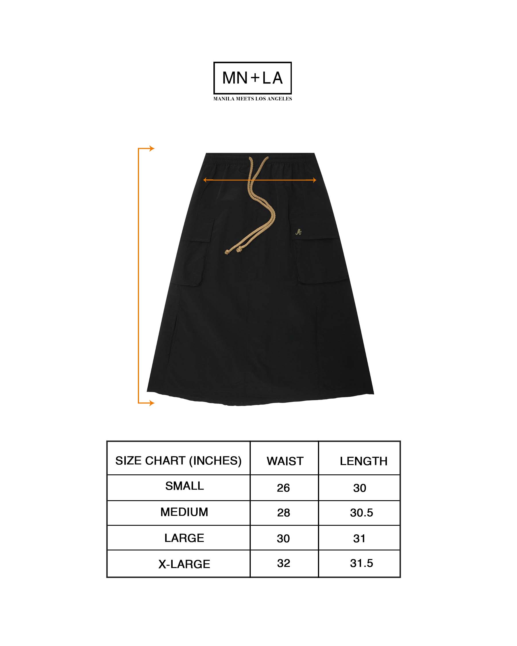 MIRA SKIRT IN ANTHRACITE – MN+LA