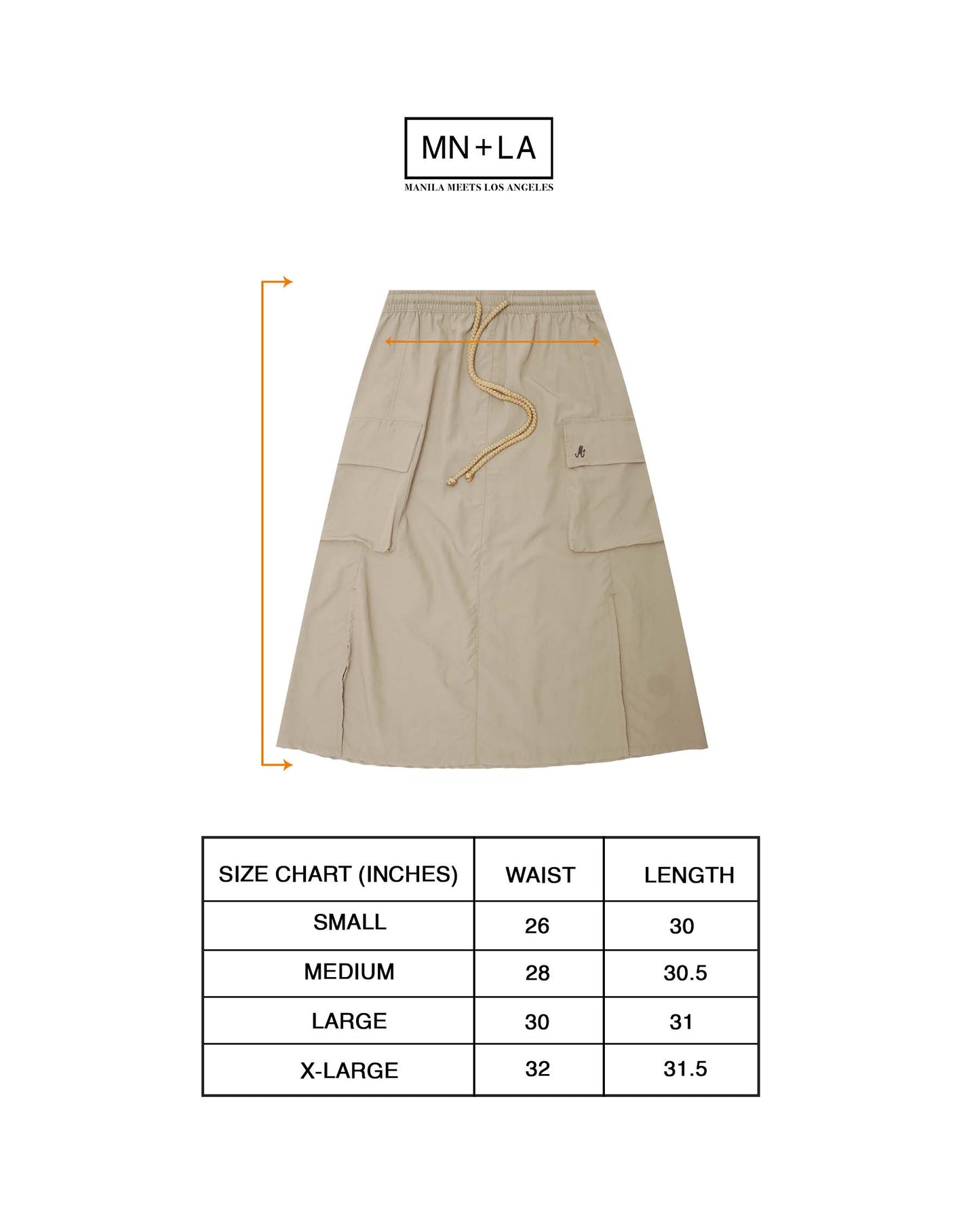 MIRA SKIRT IN SAND