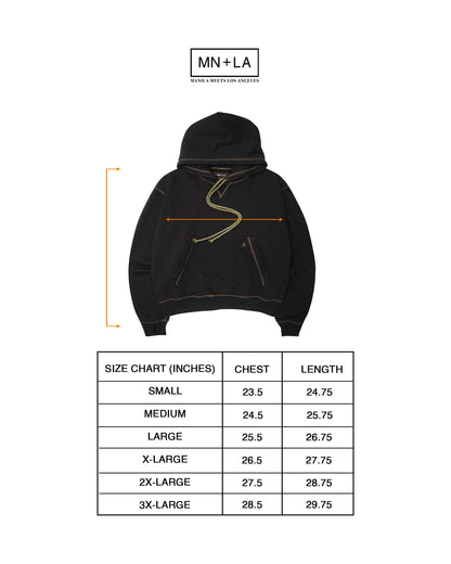 M+ EXO™ HOODIE IN ANTHRACITE/OLIVE