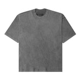 MOCK NECK LITE TEE IN CEMENT GREY