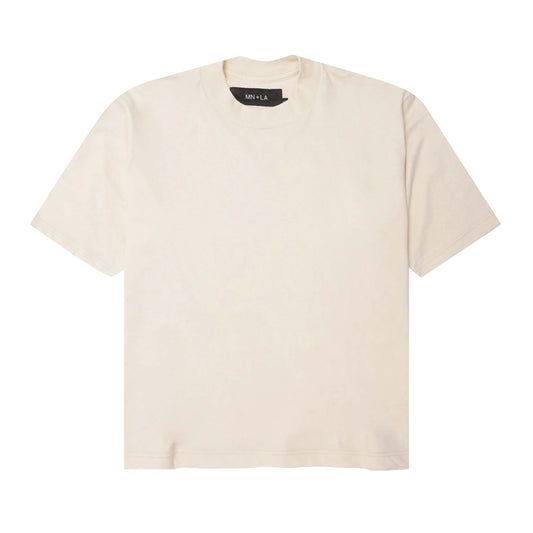 MOCK NECK LITE TEE IN ORGANIC COTTON