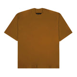 MOCK NECK TEE IN RUST