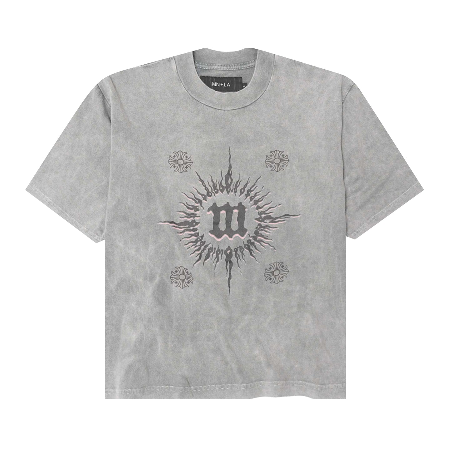 "MONARCH CROSS" TEE IN CEMENT
