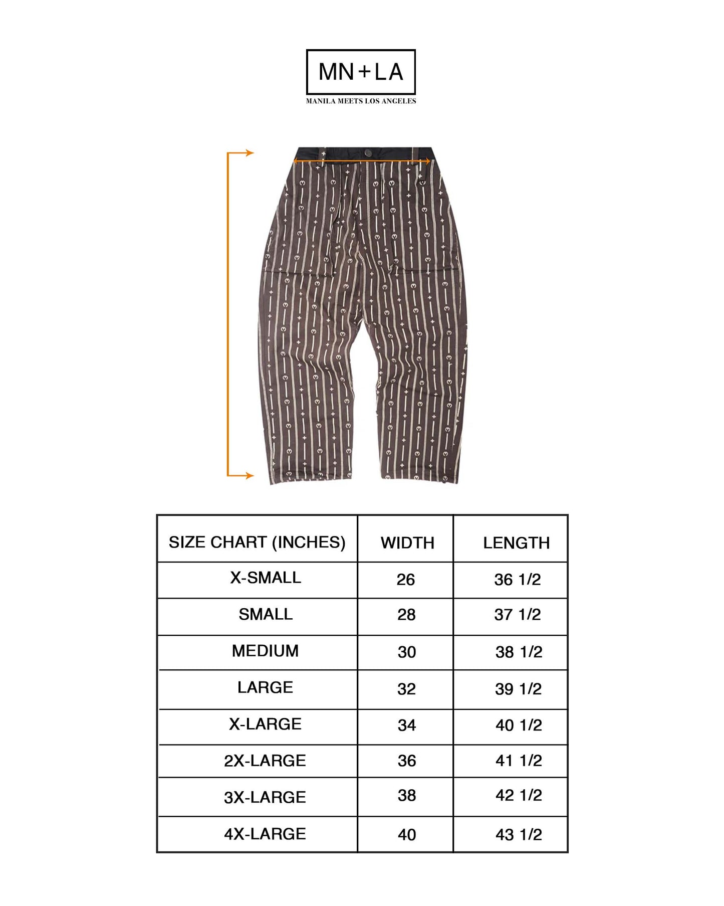 M+ PINSTRIPE OVERPOCKET PHAT PANTS IN CHARCOAL GREY