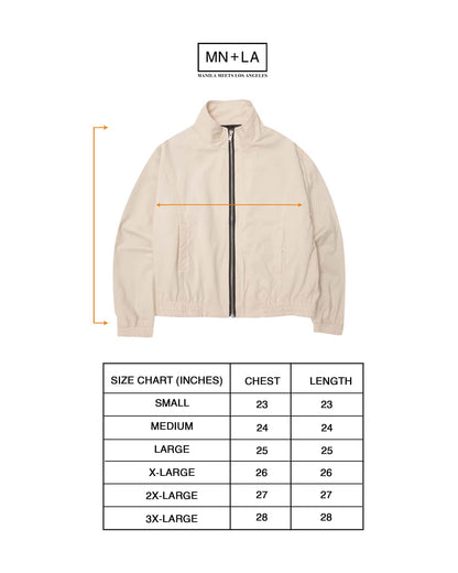 M+ "WAGWAN" JACKET IN BONE