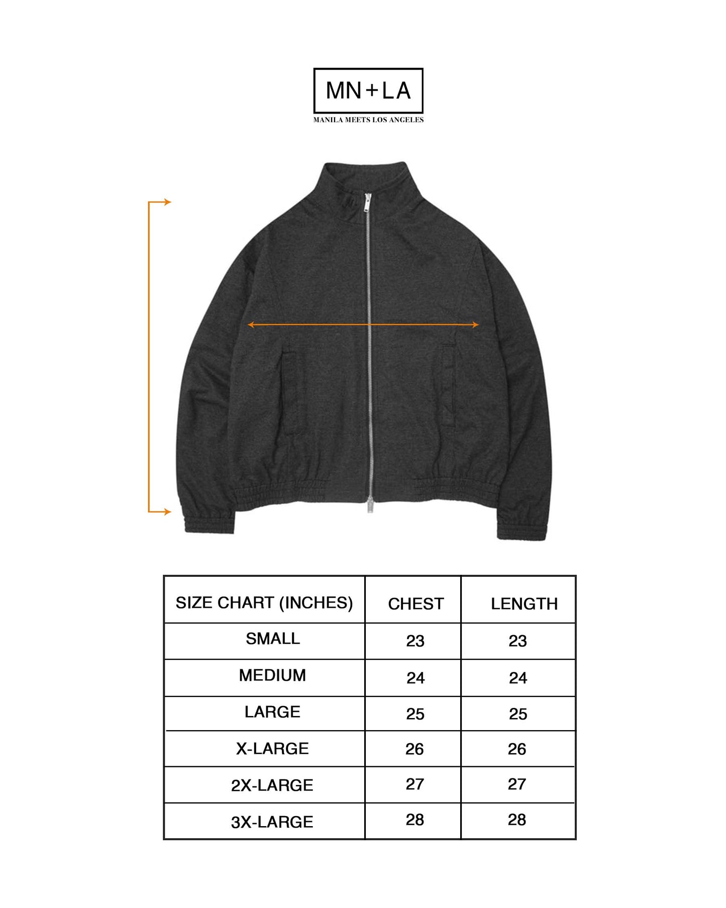 M+ "WAGWAN" JACKET IN MIDNIGHT HEATHER