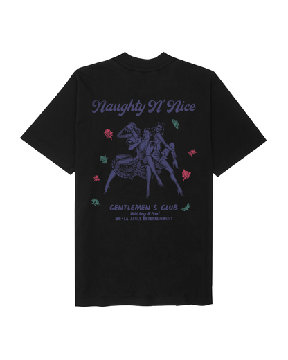 NAUGHTY N' NICE "WILD, SEXY N' FREE" TEE IN ANTHRACITE