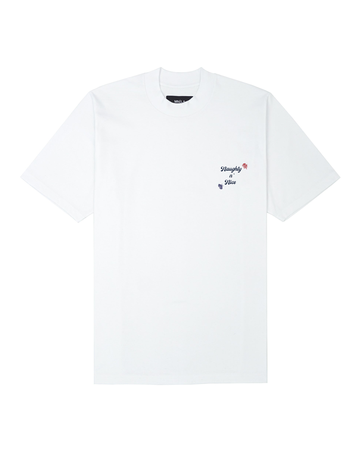 NAUGHTY N' NICE "WILD, SEXY N' FREE" TEE IN WHITE